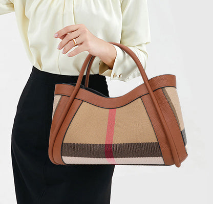 Sac Amélie — Le Tote Signature en Toile & Cuir