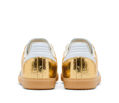 Sneakers "Chrome" — Cuir Métallisé & Effet Craquelé